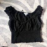 Grey Bandit  black milkmaid crop top Photo 0