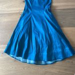 Milano Formals  Teal Beaded Mermaid Formal Dress Size 8 Photo 2