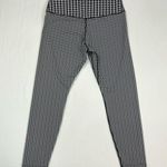 Nike Black and White Houndstooth Leggings, Size: XLarge Photo 2