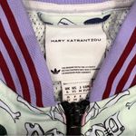 Adidas  x Mary Katrantzou Athlete-Motif Track Jacket-Blue ($240) ULTRA RARE Photo 5
