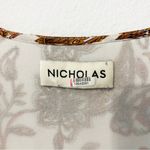 NICHOLAS Danielle Dress Ivory Paisley Floral
Midi Flowy Size US 4 White Photo 4