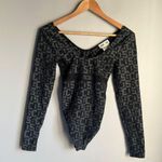 Wolford x GCDS Monogram Bodysuit in Black Photo 1