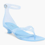 Jeffrey Campbell NEW   Gummy Ankle Strap Sandal (Women) 9M, BLUE Photo 0