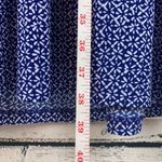 CHAPS  Sleeveless Dress Blue White Print V-Neck Casual Dress [Size‎ Medium] Photo 6