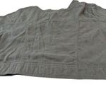 Torrid  Blouse Women Brown‎ Crop Top Collarless Button Up Long Sleeve Size 3 Photo 5