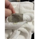 Pottery Barn  Robe Womens Medium White Plush Cozy Bath Lounging Relaxation Photo 3