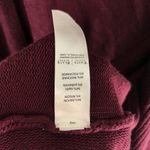 White House | Black Market  Womens Cardigan Duster Sweater Open Front Burgundy L Photo 4