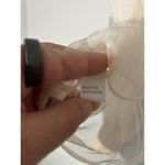 Sheer Smock Neck And Wrist Victorian Blouse Shirt Women's Medium Crinkle Stretch Photo 6