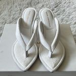 Good American NEW Women’s Cinderella wedge Sandals in white size 7 Photo 5