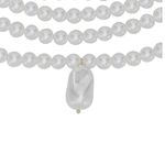 petit moments Adelaide Necklace in Pearl Womens Multi strand White Photo 1