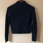 Vintage Airport Jacket Womens Small Leather Fabric Y2K Grunge Whimsigoth Retro Black Photo 1