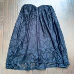 ASOS  Women's Black Flowy Lace Strapless Dress | Size: 8 Photo 1