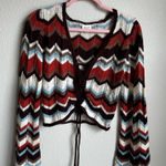 Le lis  Multicolor Chevron Cardigan Photo 0