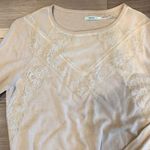 Urban Outfitters sheer lace inlay crewneck sweater Photo 2