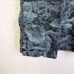 Athleta  Momentum Top Womens Medium Green Black Floral Long Sleeve Run Gym Photo 3