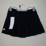 Head  size XS women's stability short skort slim fit black dri-motion pleated Photo 1