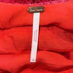 Free People Matchpoint midi dress watermelon slit thin strap v neck scoop back Photo 10