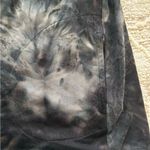 LOGO By Lori Goldstein LOGO‎ Lounge Lori Goldstein Brushed Tie-Dye V-Neck Long Sleeve Top Black Size M Photo 9