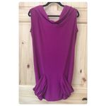 Abi Ferrin  draped cowl neck jersey knit dress size small Photo 1