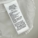 J.Crew  Embroidered Lace Trim Button Up Shirt Cotton Voile White US 10 NWT Photo 7