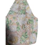 Sherri Hill  Floral Beaded Mini Dress – Beaded Bodice, Chiffon Skirt, Size 2 Photo 12