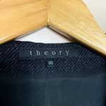 Theory CLEARANCE! Gray Herringbone Blazer Size 00 EUC Photo 2