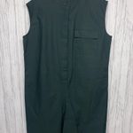 Womens OSFM Eien29 Mandarin Shorts Jumpsuit Green NWT Size undefined Photo 1