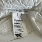 Paige Skyline Ankle White Jeans Photo 8