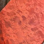 SKIMS  Neon Bright Orange Stretch Lace Sheer Bodysuit 4X NWT Photo 5