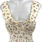 Ciao Lucia Caro in Jardin White Floral Sleeveless Cami Mini Pencil Tank Dress M Size M Photo 3