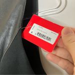 Spanx Luxe Black Leather-Like Comb Fit Midi Dress NWT Medium Photo 2