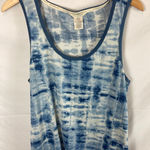Lucky Brand Blue Tie Dye Tank Size XL Photo 0