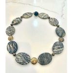 Handmade  Natural B/G stone necklace Photo 0