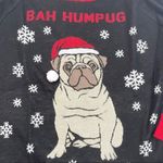 Well Worn Bah Humpug Pug Ugly Christmas Sweater Photo 3
