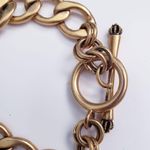 Juicy Couture  Gold Chunky Heart Charm Bracelet Photo 2