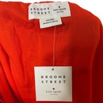 Kate Spade NWT Broom Street X  Poplin Off Shoulder Dress Cherry Pepper Size XXL Photo 11