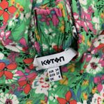 Koton Shorts EU 34 Green Floral Summer Vacation Resort Casual Cute Photo 2