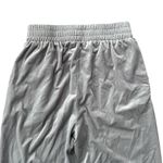 Missguided Gray/Silver Velour Wide Leg Elastic High Waistband Sweatpants Sz 6 Photo 3