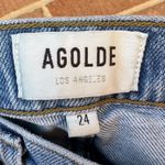 AGOLDE Toni Light Wash Denim Distressed Jeans Size 24 Photo 7
