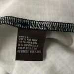 J. McLaughlin Sketch Geo Print Bedford L/Sleeves Dress M Black Off White Stretch Photo 7