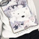 Vintage American Wilderness Crewneck Sweatshirt | Size L Gray Size L Photo 0