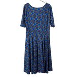 LuLaRoe  Yellow Green Paisley Floral Print Dress‎ Size 2XL Cottagecore Colorful Photo 1