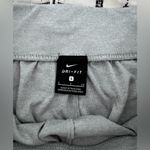 Nike  Women's Ribbed Shorts Yoga Grey and White Stripes w/Pockets Photo 5