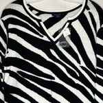 Westbound  Black‎ Zebra Sweater nwt Photo 1
