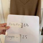 The Reset R Label tan wool cashmere dolman sleeve sweater size small/medium Photo 9