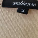 Ambiance Sweater Tan Size 1X Photo 3