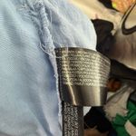 Mango Women’s XL Blue Linen Minimalist Wide Leg Pants New Photo 4