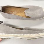 Blondo  Grey Suede Leather Slip On Espadrille Flats Womens 8.5 Beachy Casual Shoe Photo 0
