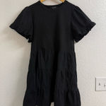 Strut & Bolt  Black Tiered Mini Dress Size M Photo 0