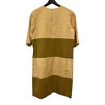 PARTOW Griffin Colorblock Shift Dress CHAMPAGNE DUNE COMBO Size 4 Photo 7